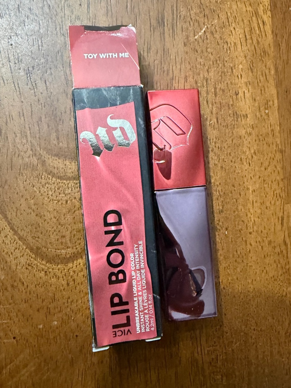 Urban Decay Lip Bond Liquid Lipstick — Toy with me